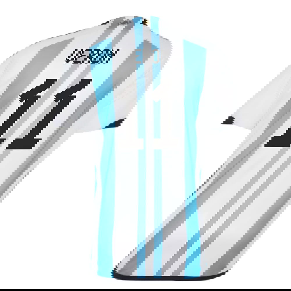 Argentina 2022 World Cup Winners Home Shirt (VERON 11)