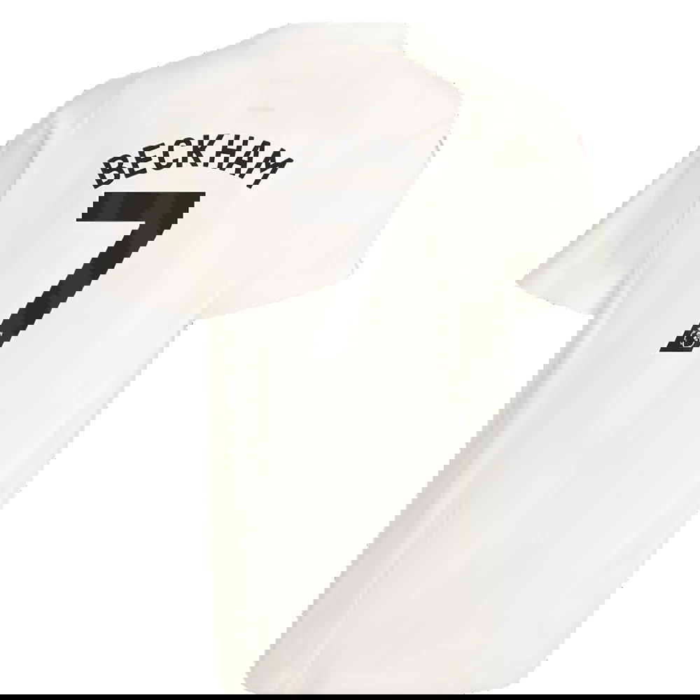 2023-2024 Man Utd Training Tee (White) - Kids (Beckham 7)