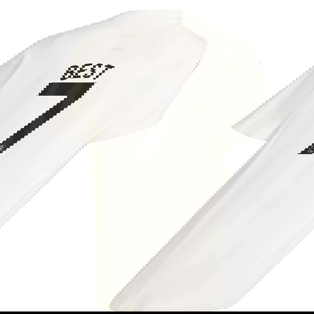 2023-2024 Man Utd Training Tee (White) - Kids (Best 7)