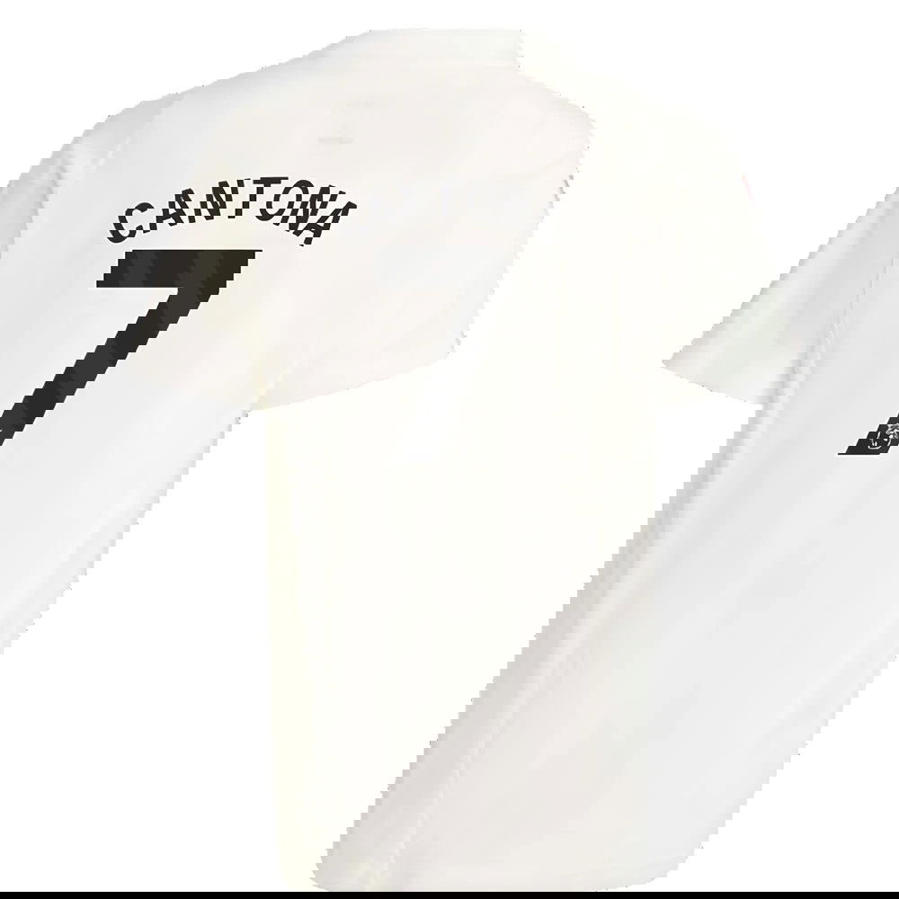 2023-2024 Man Utd Training Tee (White) - Kids (Cantona 7)