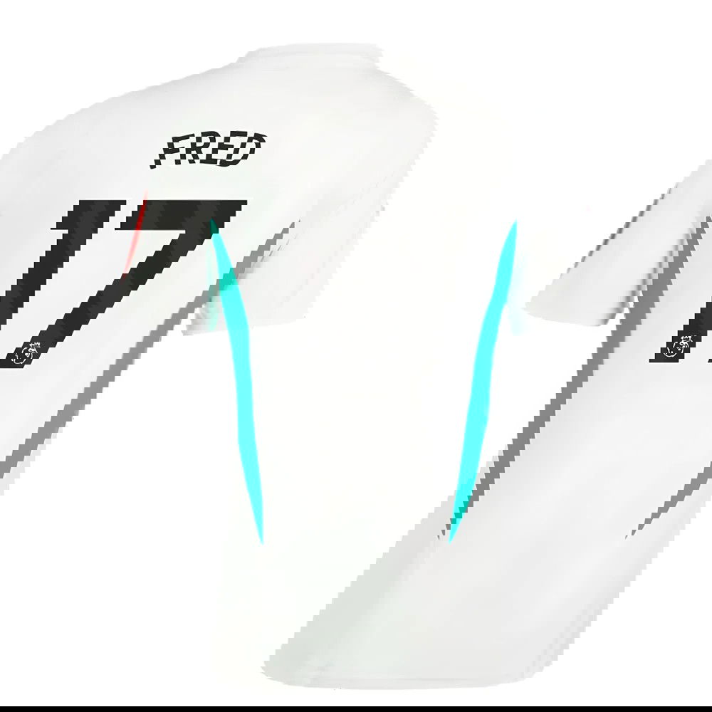 2023-2024 Man Utd Training Jersey (White) (Fred 17)