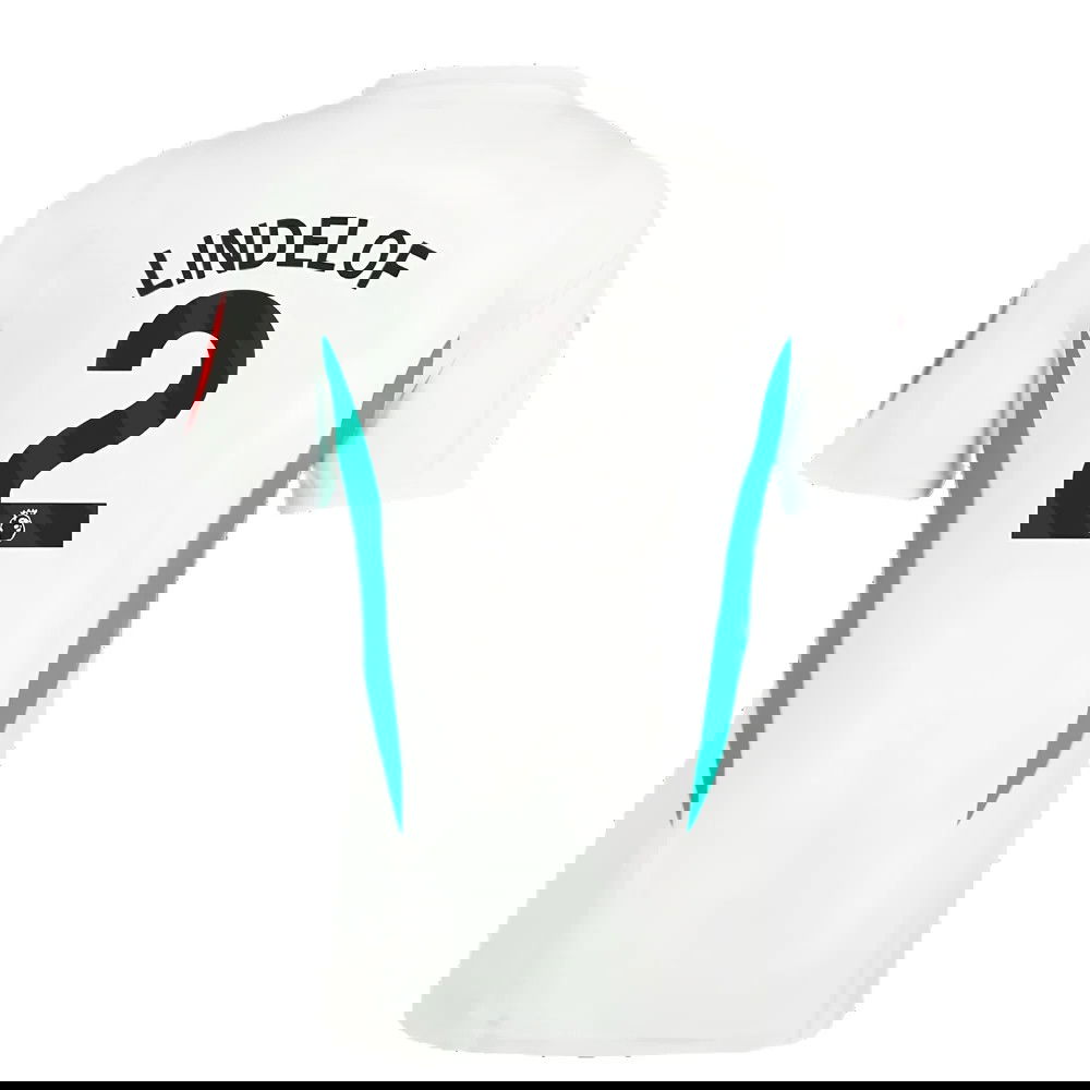 2023-2024 Man Utd Training Jersey (White) (Lindelof 2)