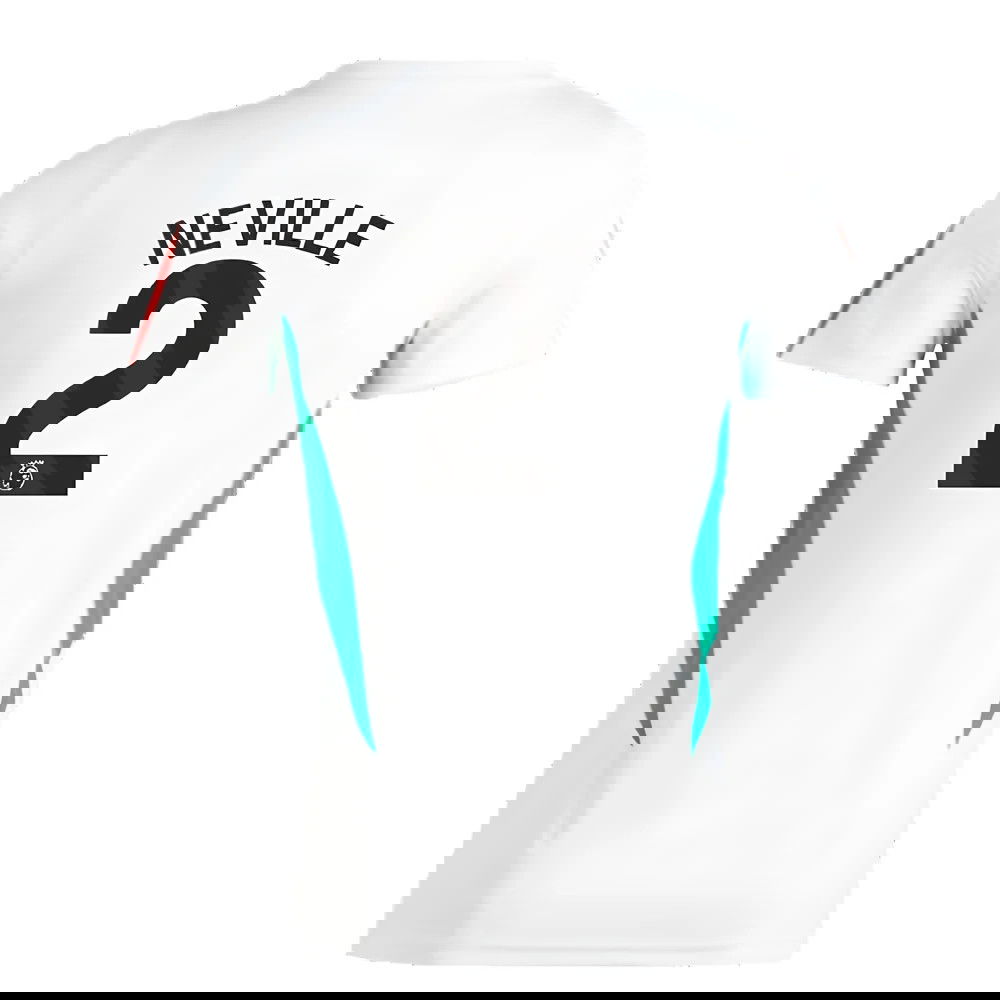 2023-2024 Man Utd Training Jersey (White) - Ladies (Neville 2)