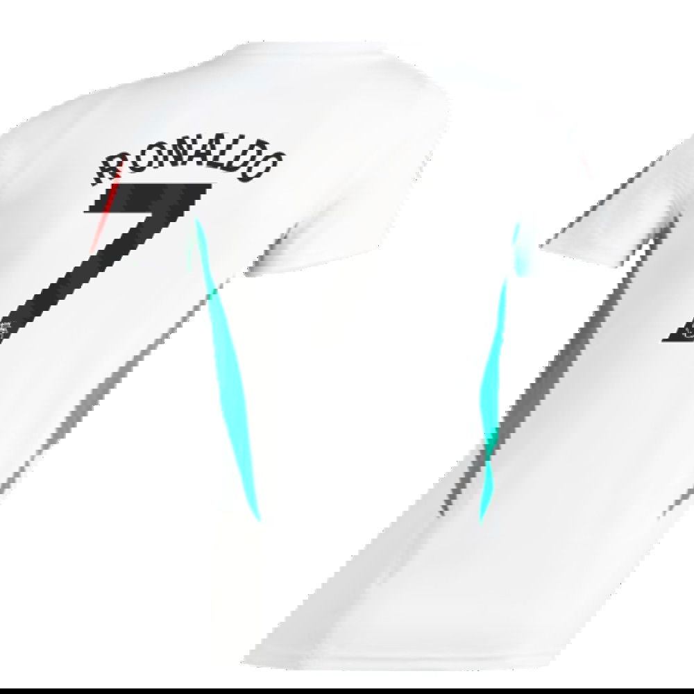 2023-2024 Man Utd Training Jersey (White) - Ladies (Ronaldo 7)