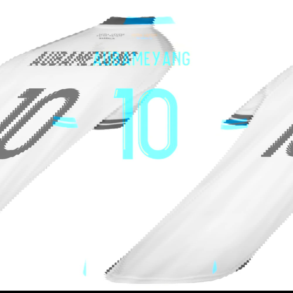 2023-2024 Marseille Home Shirt (Aubameyang 10)