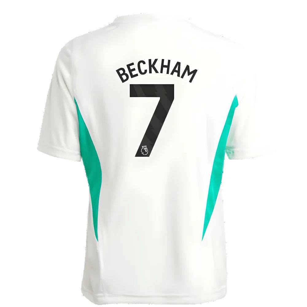 2023-2024 Man Utd Training Jersey (White) - Kids (Beckham 7)