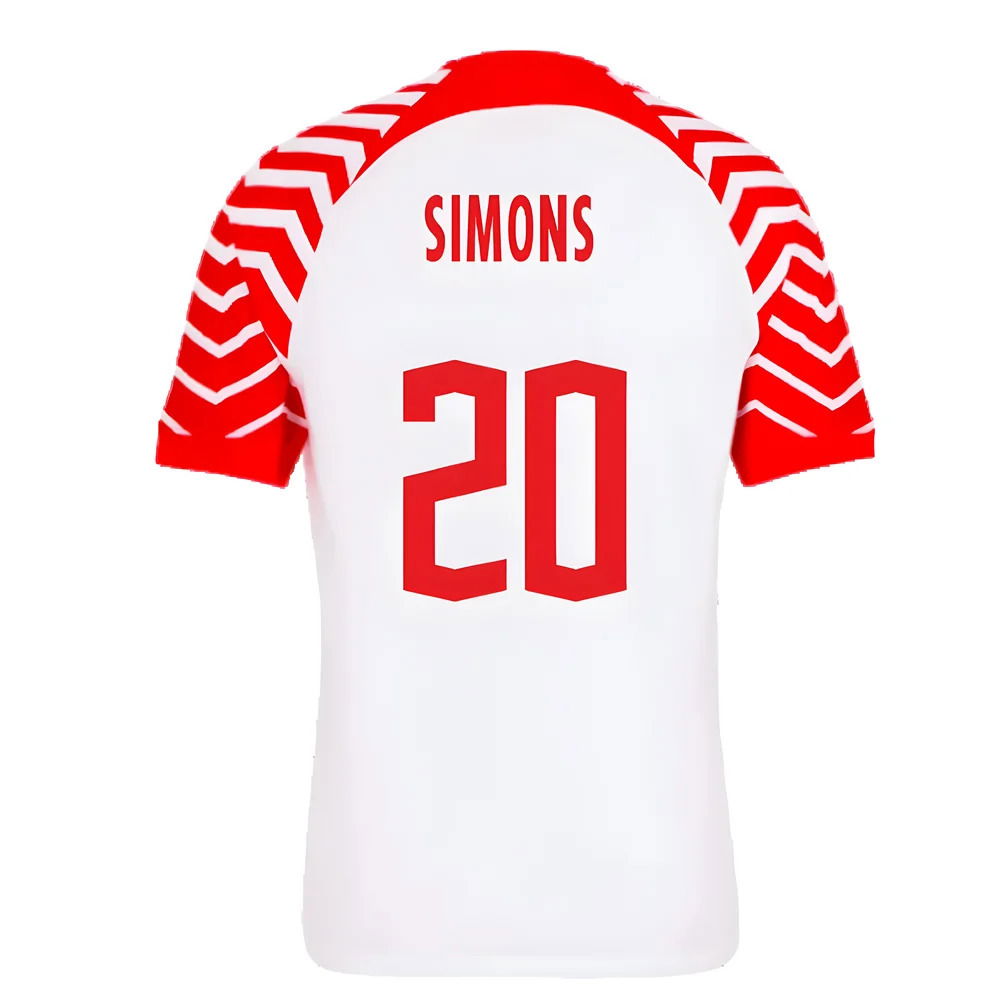 2023-2024 Red Bull Leipzig Home Shirt (Simons 20)