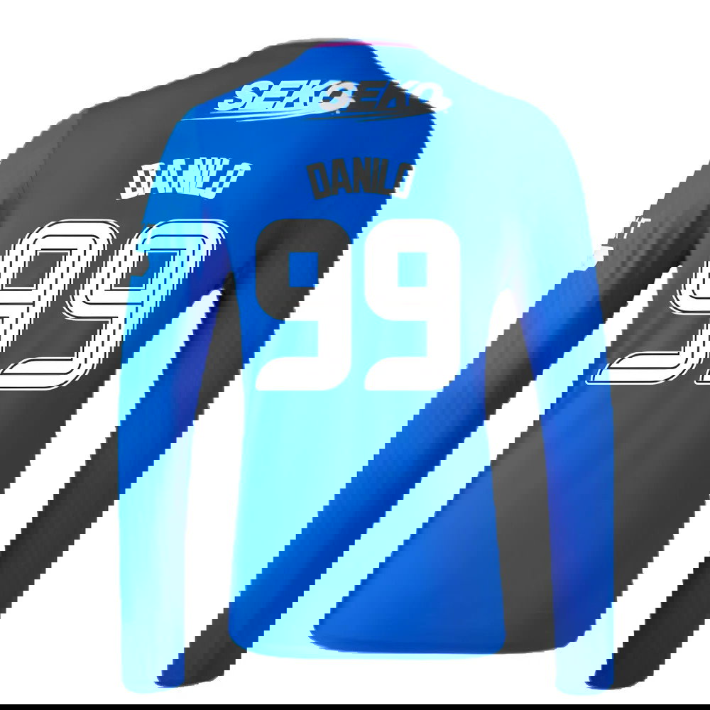 2023-2024 Rangers Long Sleeve Home Shirt (Danilo 99)