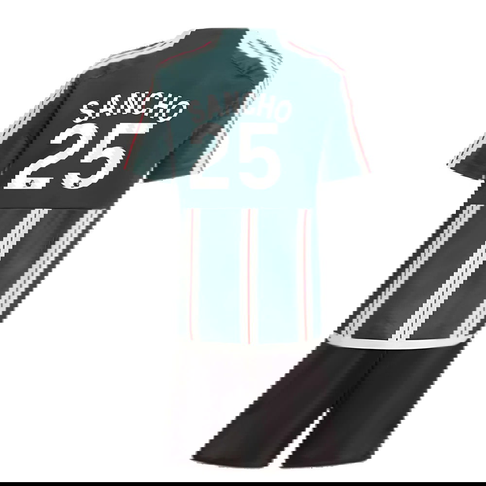 2023-2024 Man Utd Away Mini Kit (Sancho 25)