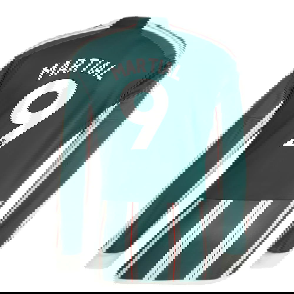 2023-2024 Man Utd Long Sleeve Away Shirt (Martial 9)