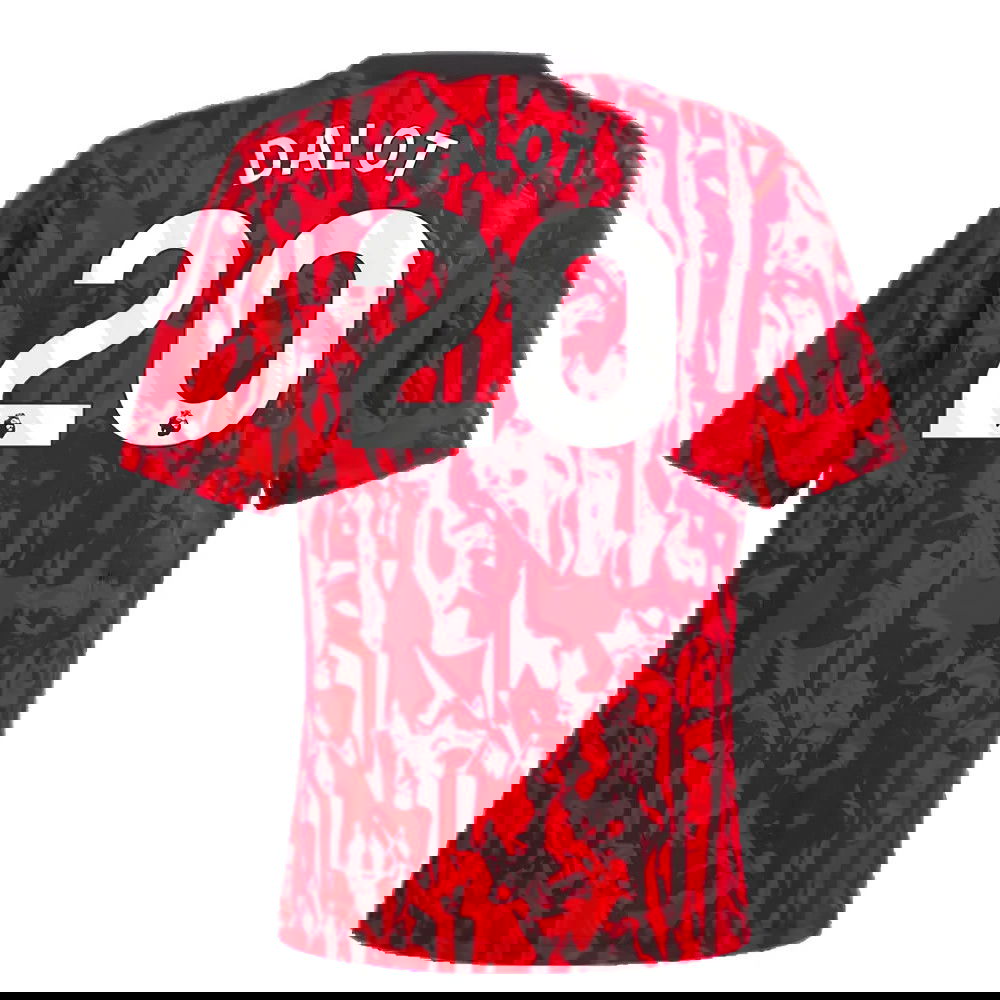 2023-2024 Man Utd Pre-Match Shirt (Red) - Kids (Dalot 20)