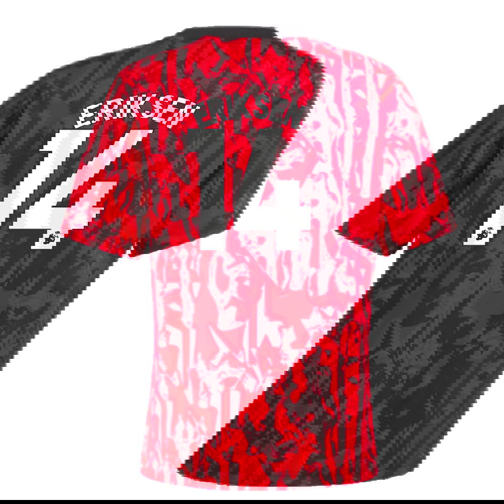 2023-2024 Man Utd Pre-Match Shirt (Red) - Kids (Eriksen 14)