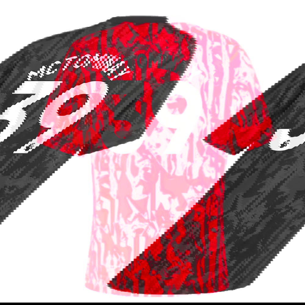2023-2024 Man Utd Pre-Match Shirt (Red) - Kids (McTominay 39)