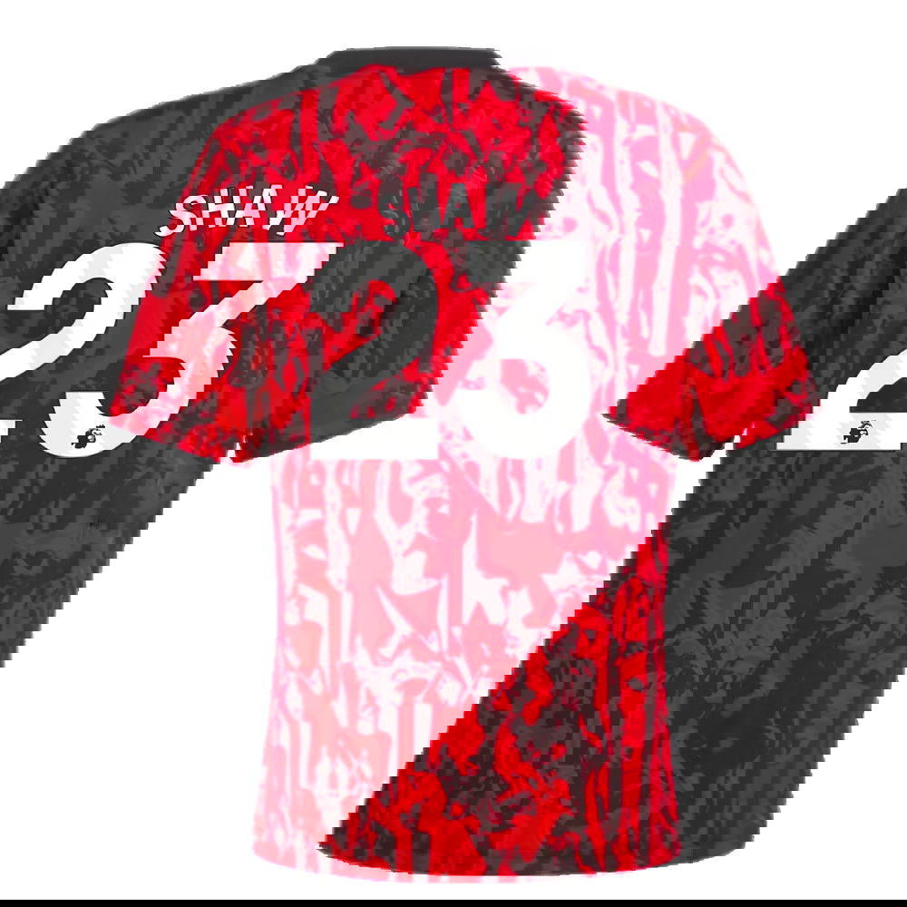 2023-2024 Man Utd Pre-Match Shirt (Red) - Kids (Shaw 23)