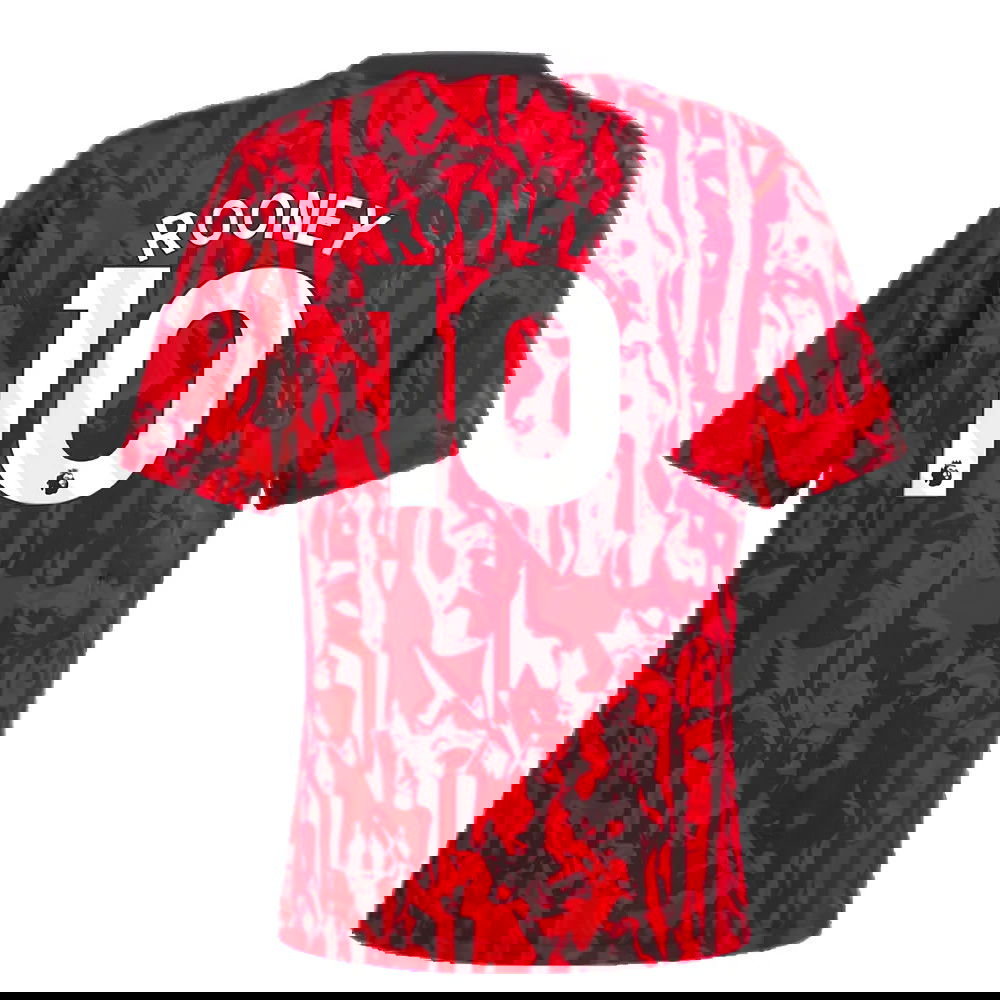 2023-2024 Man Utd Pre-Match Shirt (Red) - Kids (Rooney 10)