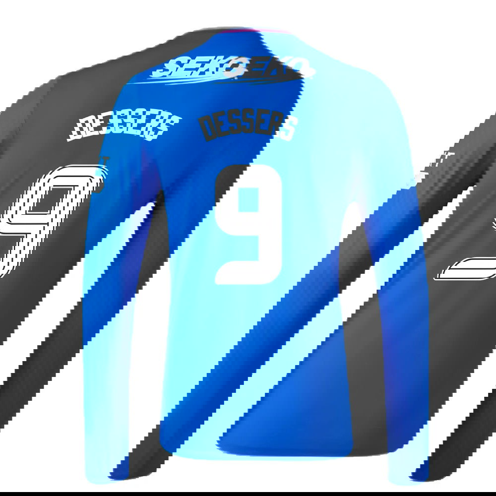 2023-2024 Rangers Long Sleeve Home Shirt (Dessers 9)