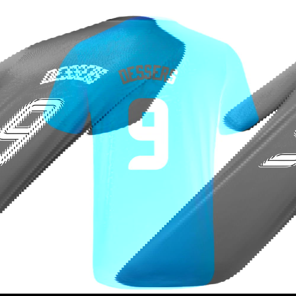 2023-2024 Rangers Players Training Tee (Deep Water) (Dessers 9)