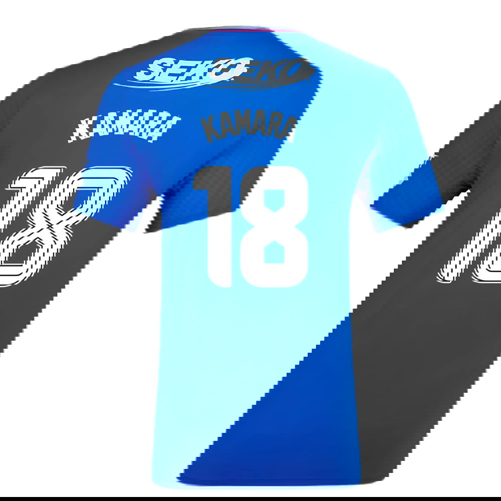2023-2024 Rangers Pro Authentic Home Shirt (Kamara 18)