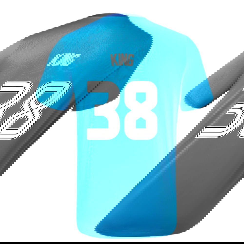 2023-2024 Rangers Players Training Tee (Deep Water) (King 38)