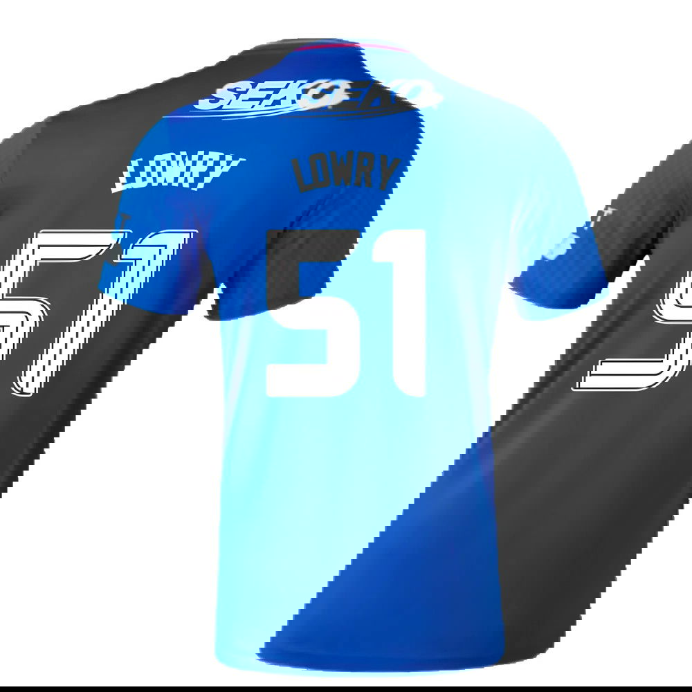 2023-2024 Rangers Home Shirt (Lowry 51)