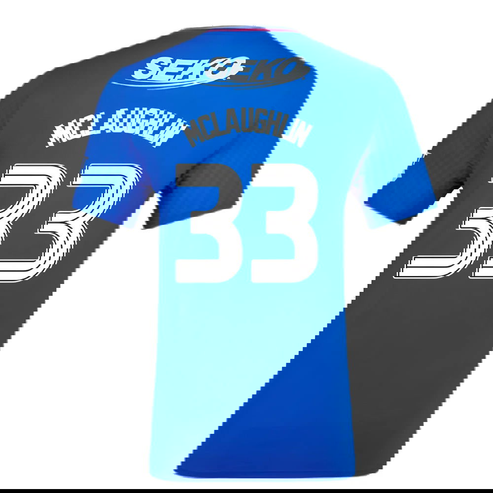 2023-2024 Rangers Pro Authentic Home Shirt (McLaughlin 33)