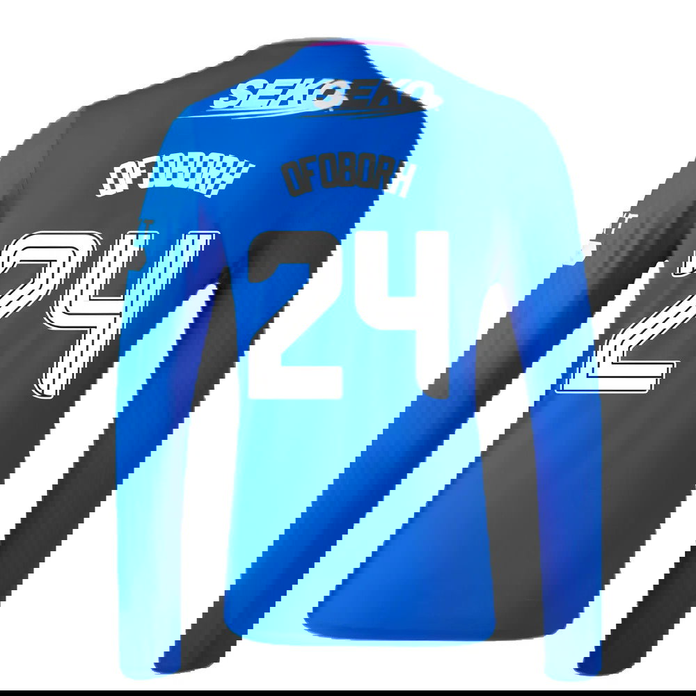 2023-2024 Rangers Long Sleeve Home Shirt (Ofoborh 24)