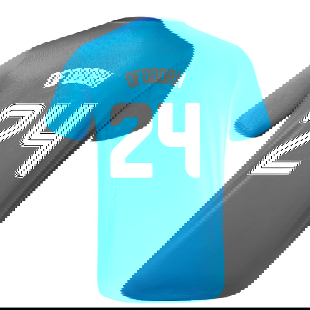 2023-2024 Rangers Players Training Tee (Deep Water) (Ofoborh 24)