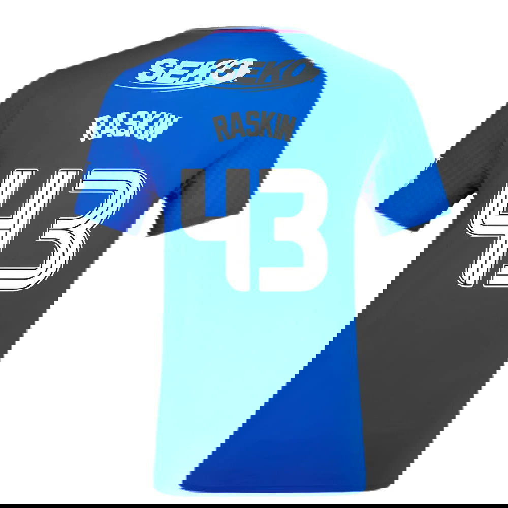 2023-2024 Rangers Pro Authentic Home Shirt (Raskin 43)