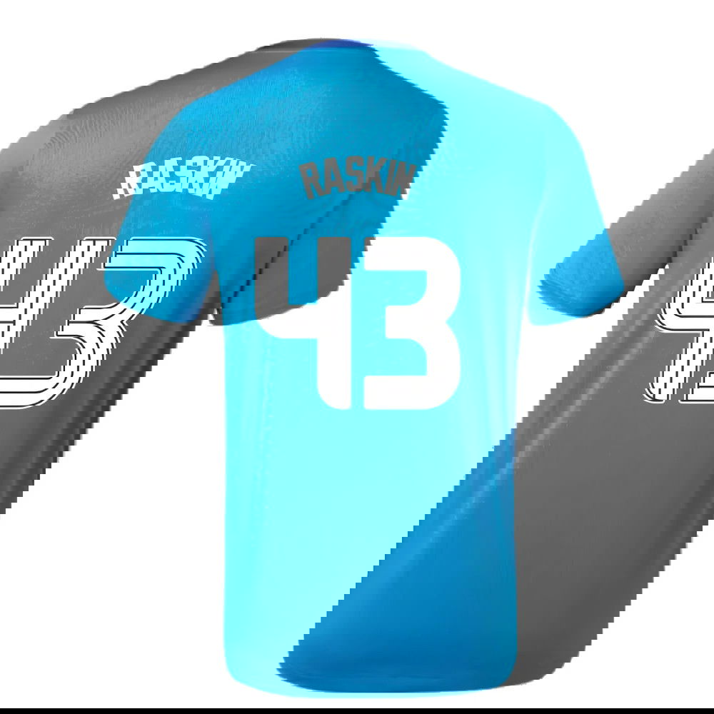 2023-2024 Rangers Players Training Tee (Deep Water) (Raskin 43)