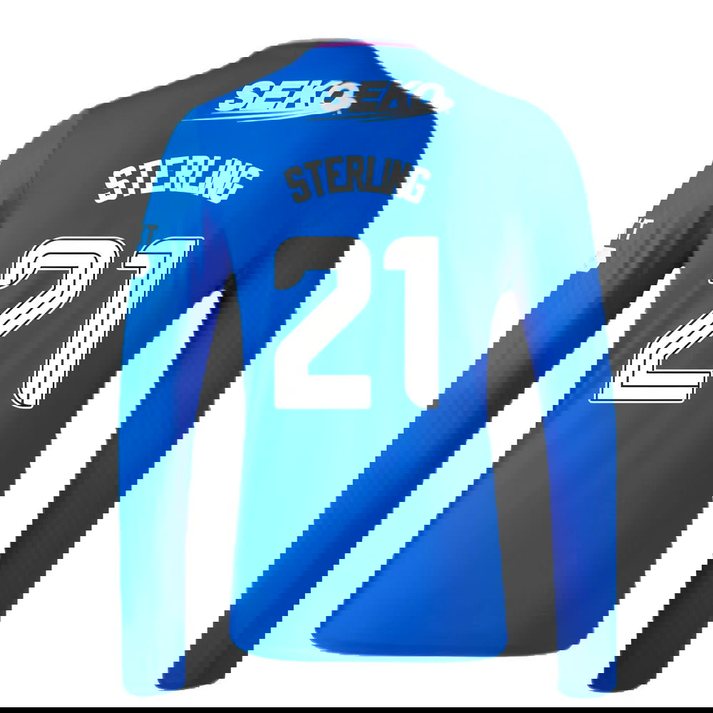 2023-2024 Rangers Long Sleeve Home Shirt (Sterling 21)