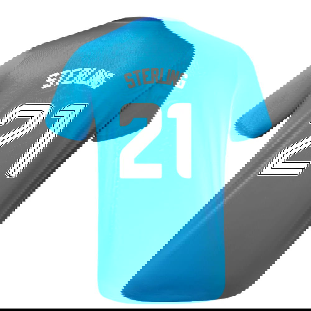 2023-2024 Rangers Players Training Tee (Deep Water) (Sterling 21)