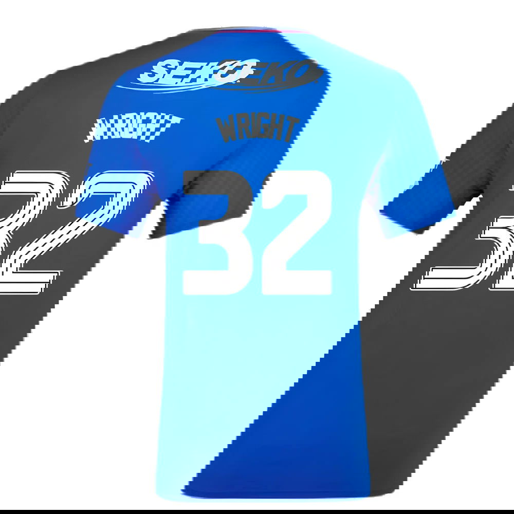 2023-2024 Rangers Pro Authentic Home Shirt (Wright 32)