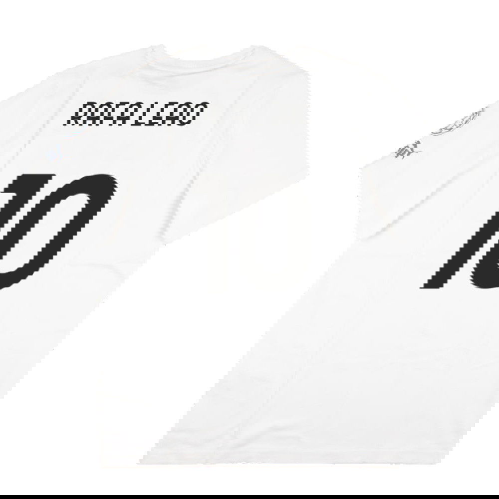 2023-2024 AC Milan FtblCore Graphic Tee (Grey) (Rafa Leao 10)