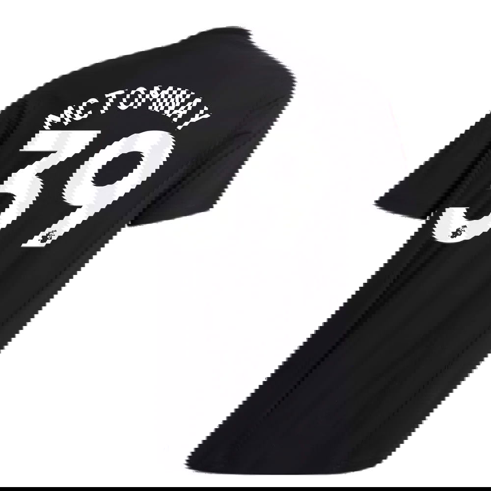 2023-2024 Man Utd Training Tee (Black) (McTominay 39)
