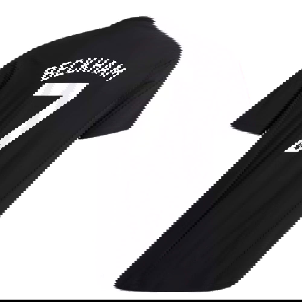 2023-2024 Man Utd Training Tee (Black) (Beckham 7)