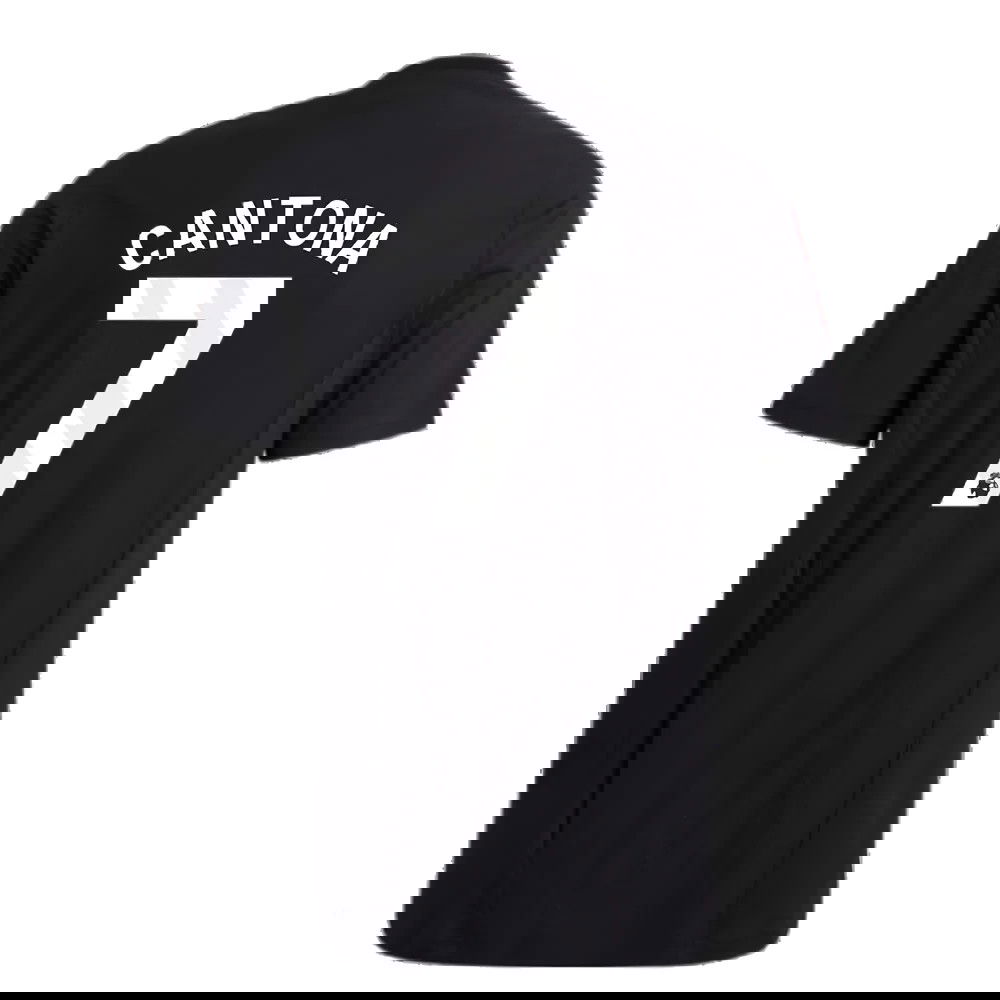 2023-2024 Man Utd Training Tee (Black) (Cantona 7)