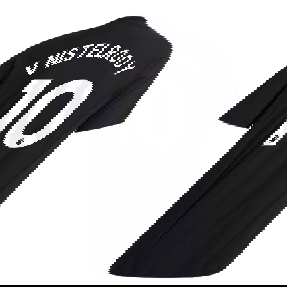 2023-2024 Man Utd Training Tee (Black) (V Nistelrooy 10)