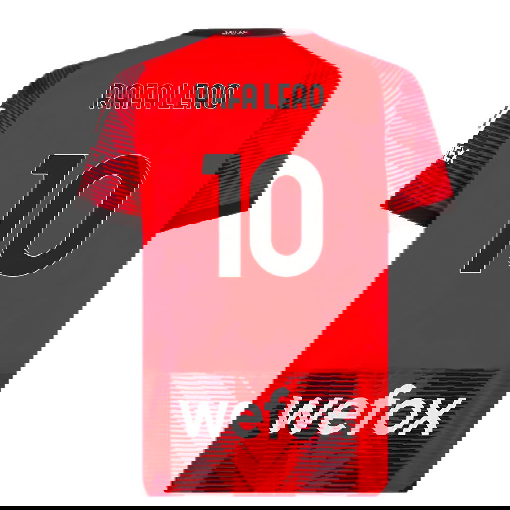 2023-2024 AC Milan Home Shirt (Rafa Leao 10)