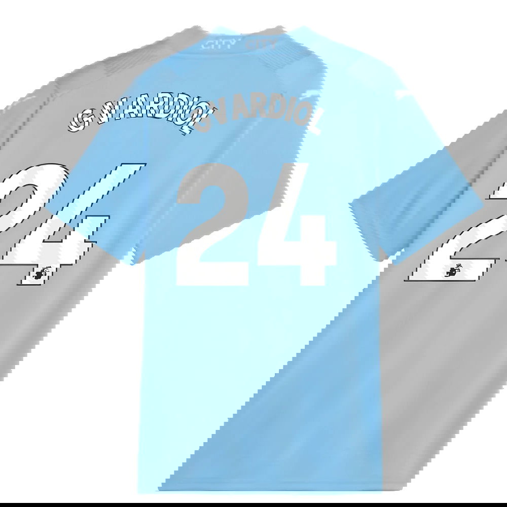 2023-2024 Man City Home Shirt (Kids) (Gvardiol 24)