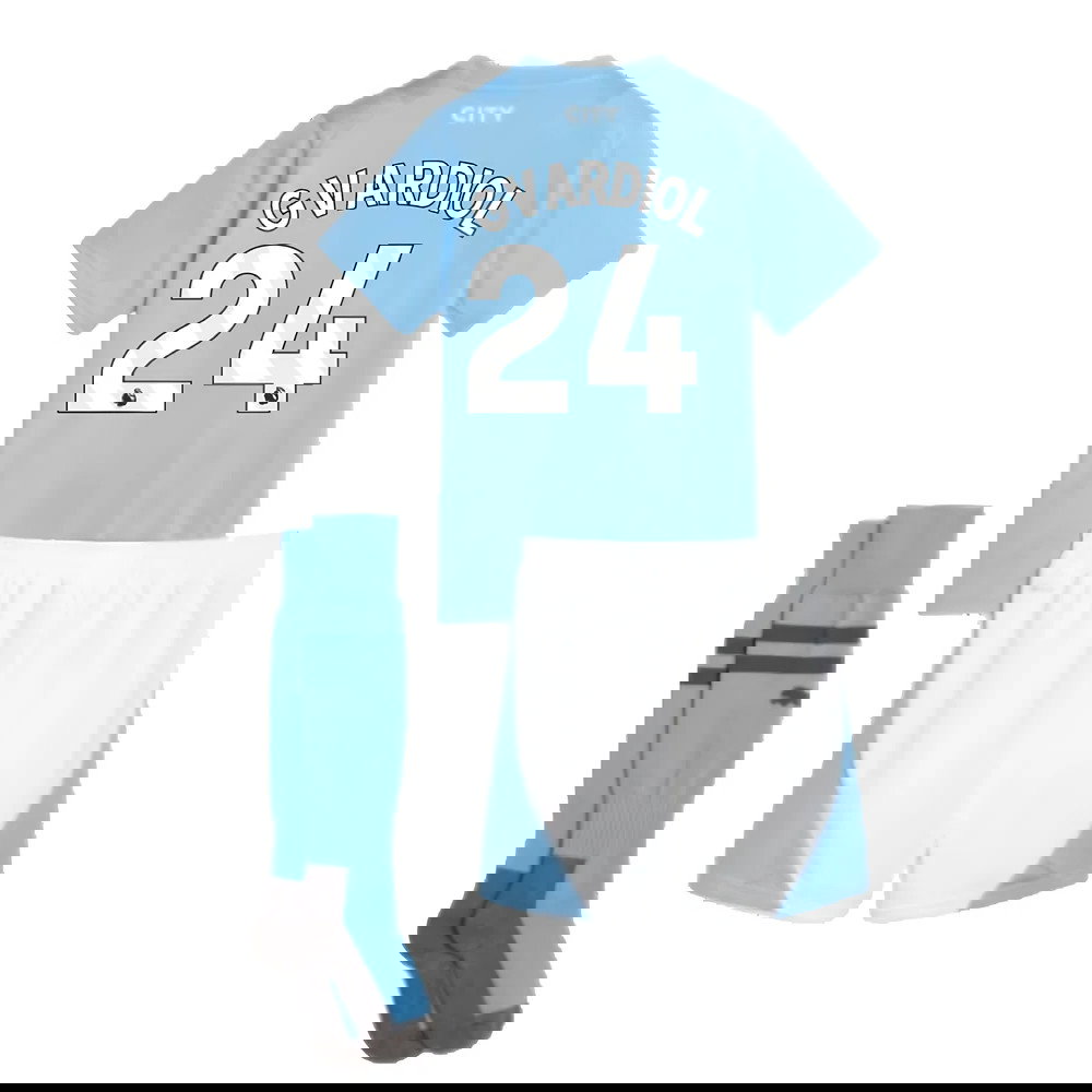 2023-2024 Man City Home Mini Kit (Gvardiol 24)