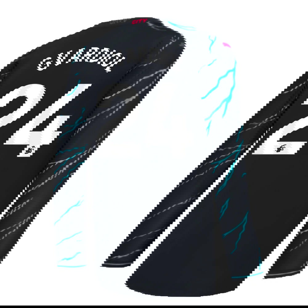 2023-2024 Man City Long Sleeve Third Shirt (Gvardiol 24)