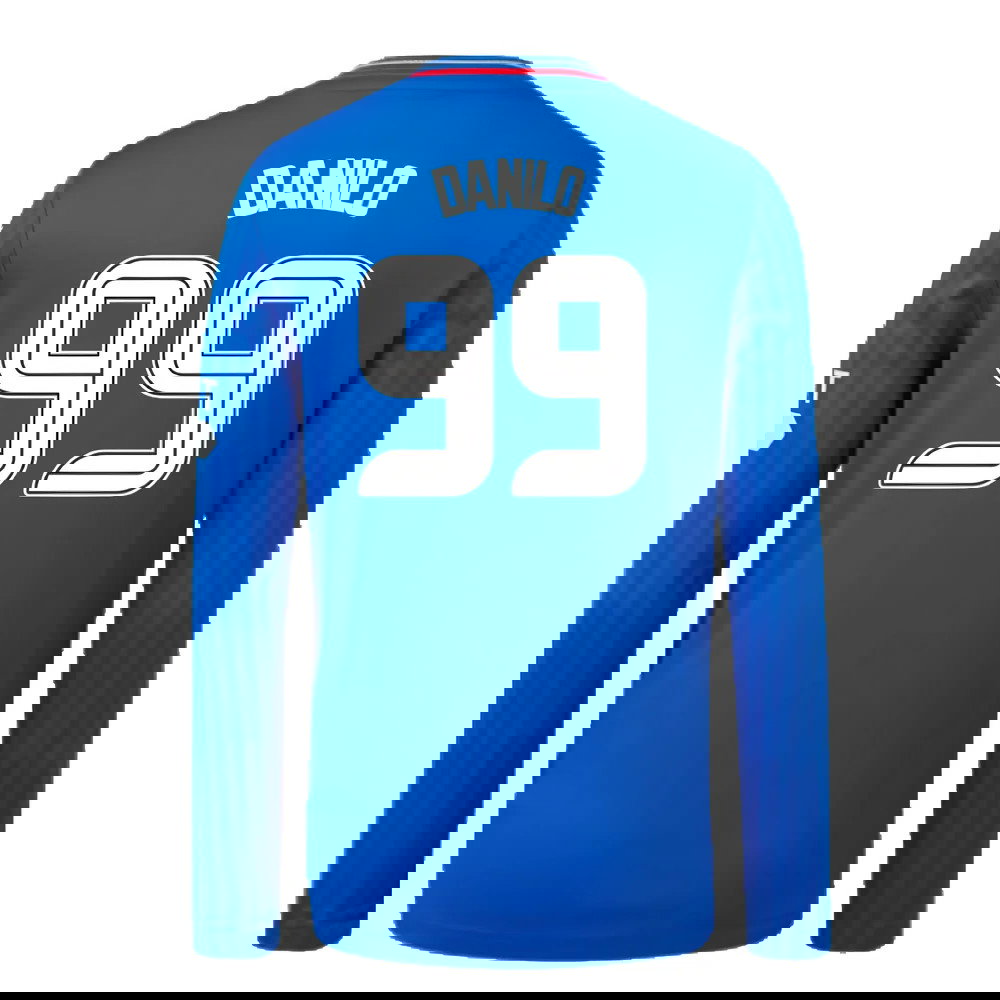 2023-2024 Rangers Long Sleeve Home Shirt (Kids) (Danilo 99)