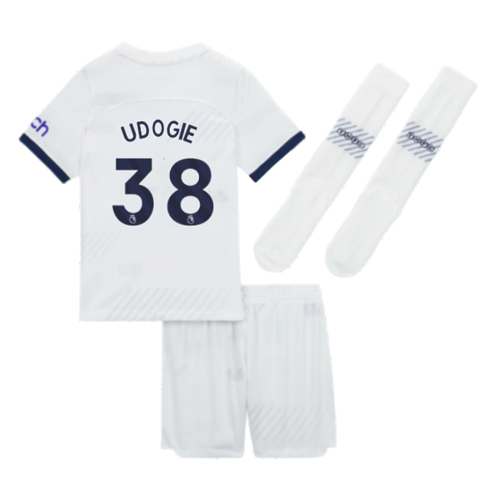 2023-2024 Tottenham Home Mini Kit (Udogie 38)