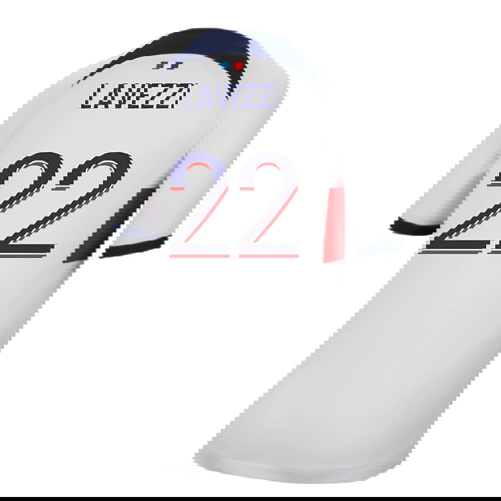 2023-2024 PSG Away Shirt (Kids) (Lavezzi 22)