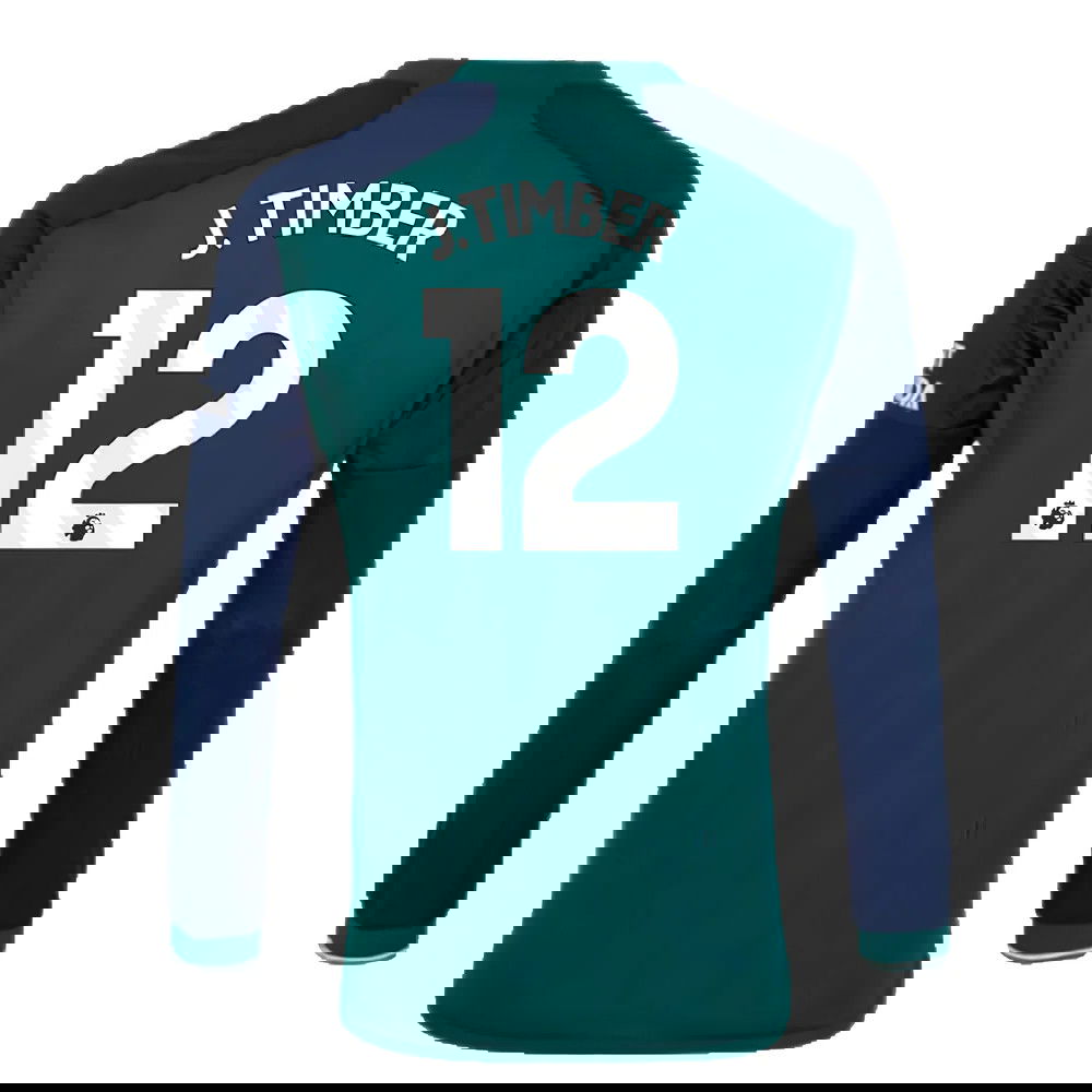 2023-2024 Arsenal Long Sleeve Third Shirt (J.Timber 12)