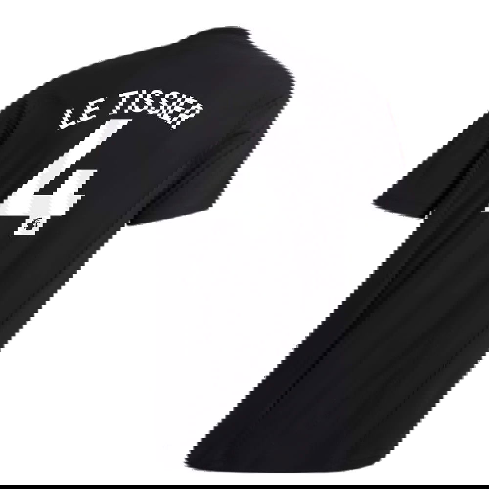 2023-2024 Man Utd Training Tee (Black) (Le Tissier 4)