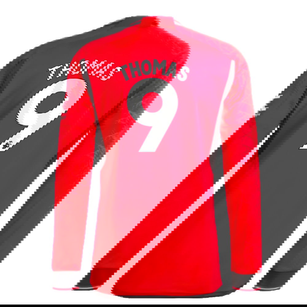 2023-2024 Man Utd Long Sleeve Home Shirt (Thomas 9)