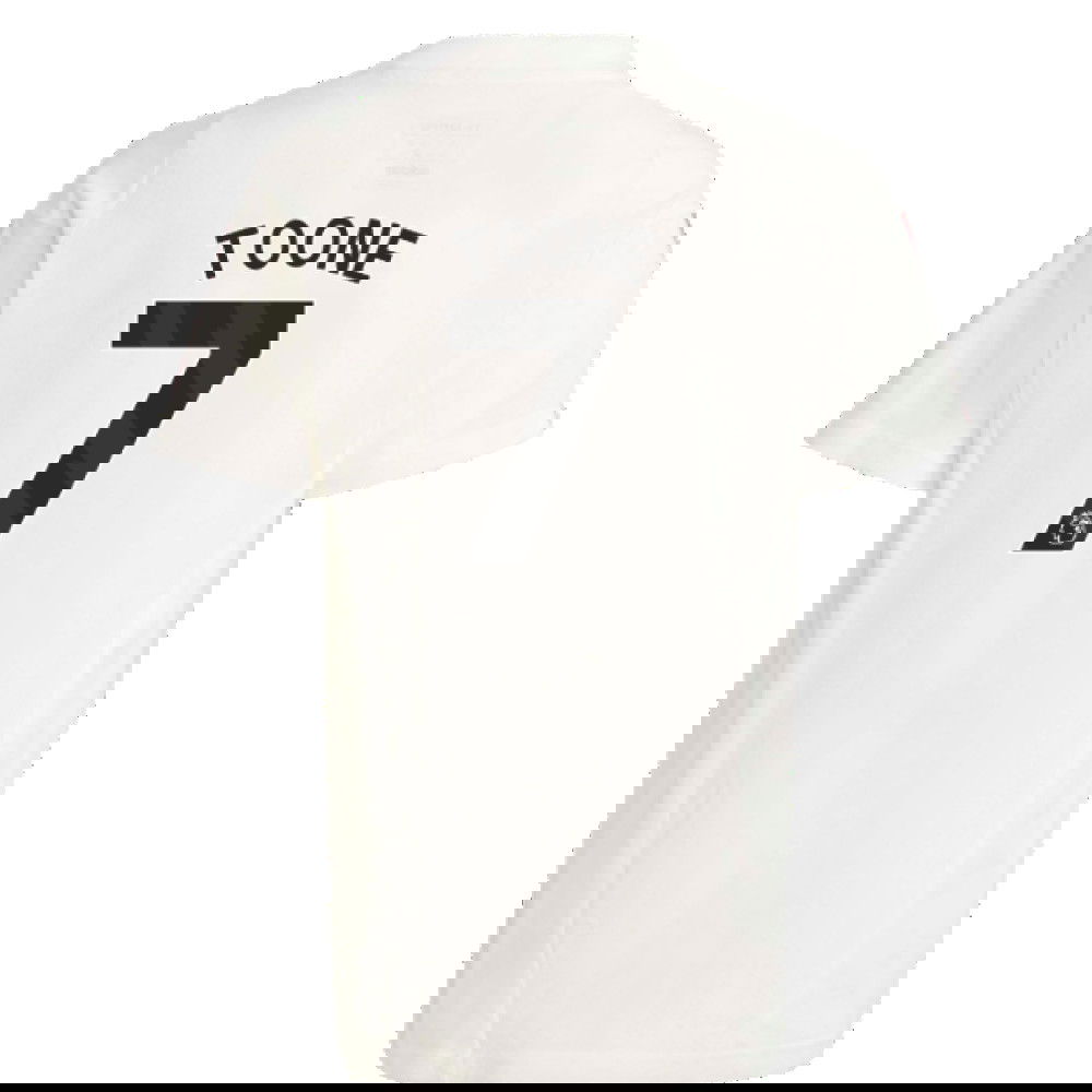 2023-2024 Man Utd Training Tee (White) - Kids (Toone 7)