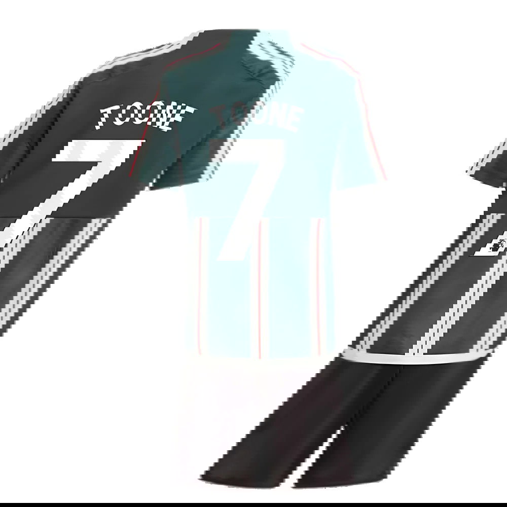 2023-2024 Man Utd Away Mini Kit (Toone 7)