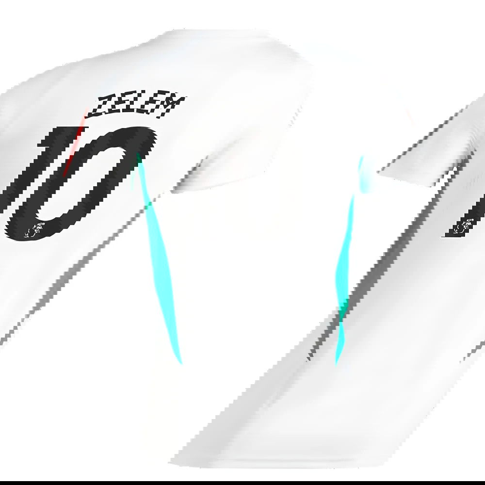 2023-2024 Man Utd Training Jersey (White) - Ladies (Zelem 10)